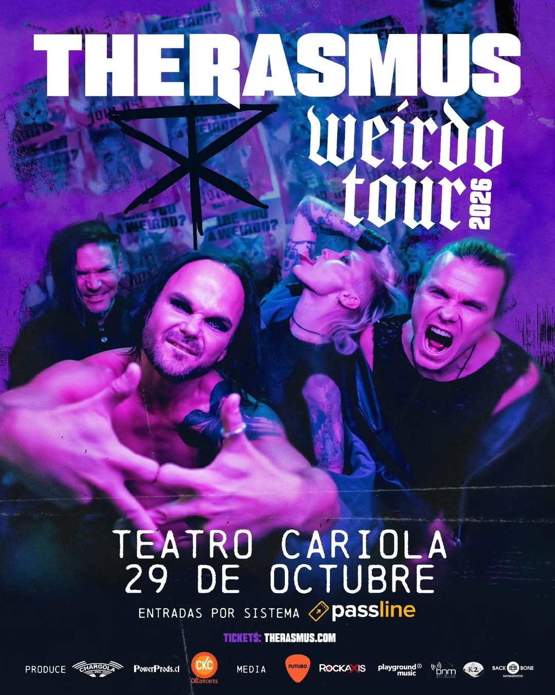 The Rasmus: ''La música es otra forma de cambiar el mundo y hacer pensar a la gente''